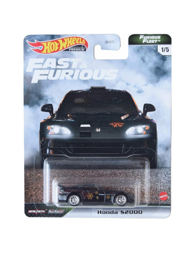 Hot Wheels Rápidos y Furiosos Honda S2000 20.3x17.8cm