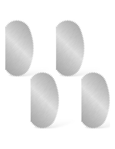 4 Raspadores de Cerámica de Acero Inoxidable YQQYG 12x6cm