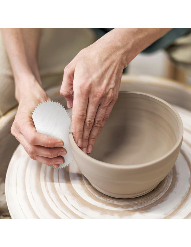 4 Raspadores de Cerámica de Acero Inoxidable YQQYG 12x6cm