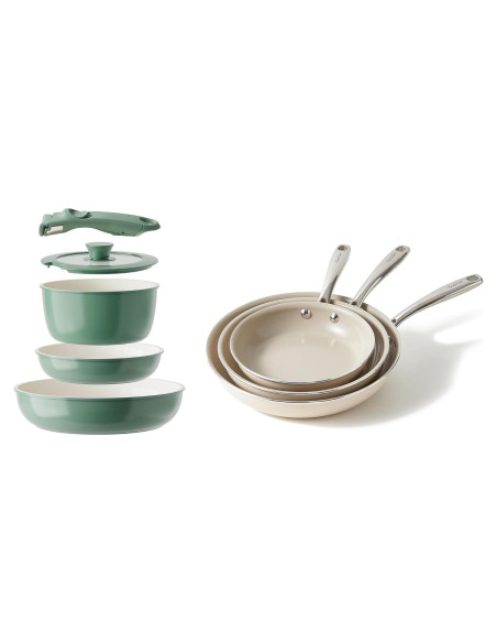 Juego de Ollas y Sartenes Cerámicas Redchef Antiadherentes 12kg