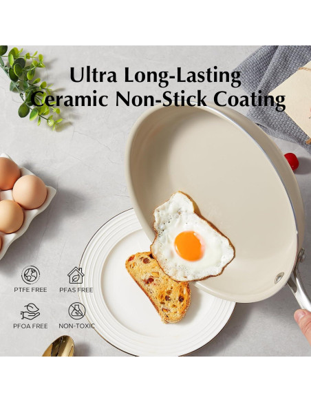 Juego de Ollas y Sartenes Cerámicas Redchef Antiadherentes 12kg