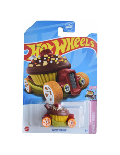 Coche Hot Wheels Dulces Paseos 1:64 Azul Retroceso