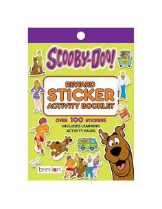 Cuaderno de Pegatinas Scooby Doo Bendon 100 Hojas 10x10 cm