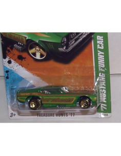 Hot Wheels 2011 Mustang Funny Car 1:64 Escala Treasure Hunt 2