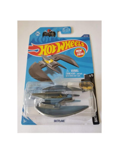 Hot Wheels Batplane 2020 Batman Gris 9g 3.3x10.9x16.5cm