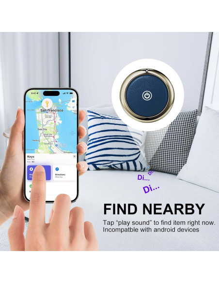 Air Tracker Etiqueta GPS para iOS - Smart LB - Azul Oscuro