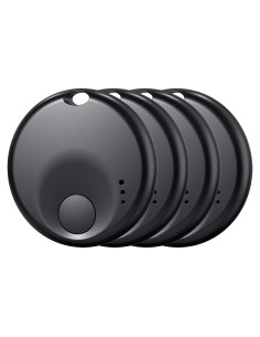 Tracker Bluetooth Inteligente Genérico - Paquete de 4 Negro
