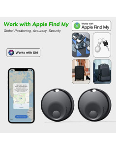 Tracker Bluetooth Inteligente Genérico - Paquete de 4 Negro 2
