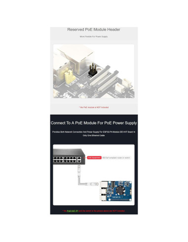 Placa de Desarrollo ESP32-P4-Module XYGStudy Wi-Fi 6 Bluetooth 5