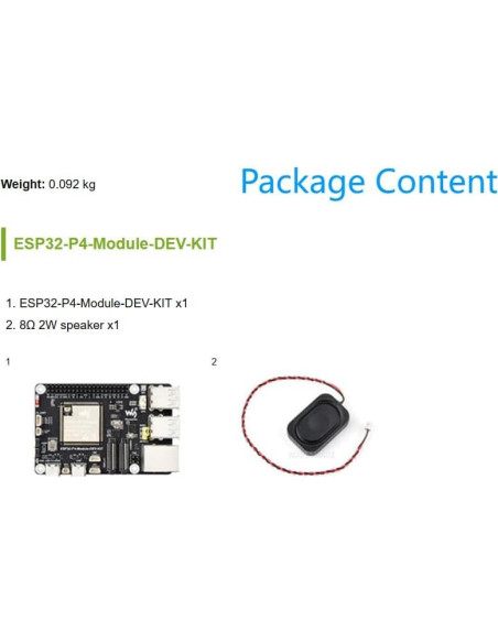 Placa de Desarrollo ESP32-P4-Module XYGStudy Wi-Fi 6 Bluetooth 5