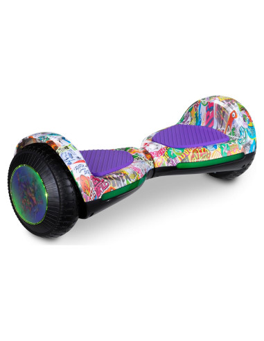 Hoverboard Eléctrico Voyager Tortugas Ninja 220W Ruedas LED