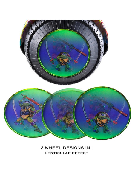 Hoverboard Eléctrico Voyager Tortugas Ninja 220W Ruedas LED