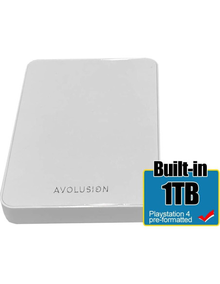 Disco Duro Externo Avolusion Z1-S 1TB USB 3.0 para PS4