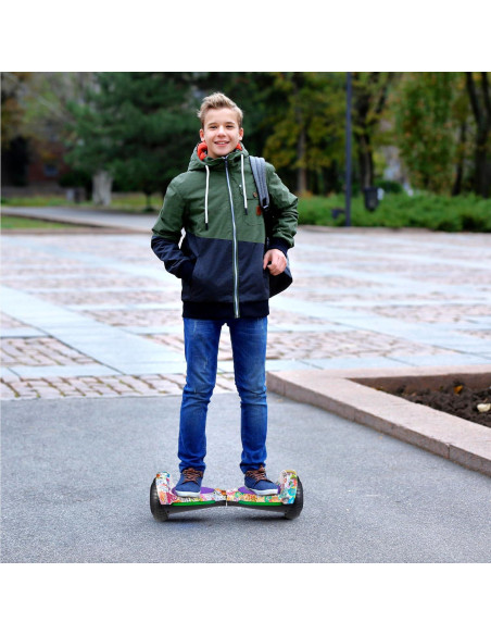 Hoverboard Eléctrico Voyager Tortugas Ninja 220W Ruedas LED