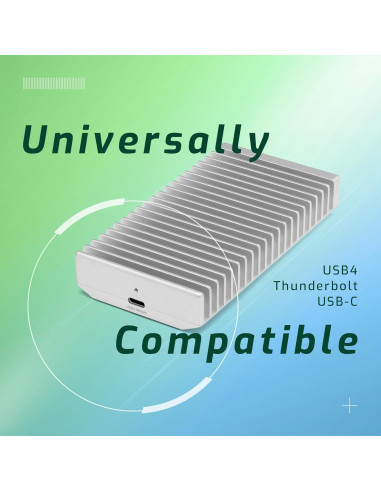 OWC 4TB SSD NVMe Portátil USB4 Express 1M2 Aluminio