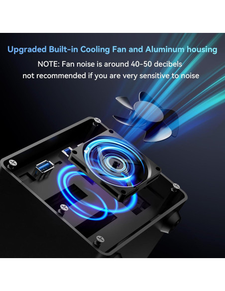 Caja de Disco Duro Externa Cenmate 3 Bahías USB 3.0 60TB