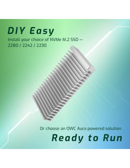 OWC 4TB SSD NVMe Portátil USB4 Express 1M2 Aluminio OWC 4TB SSD NVMe Portátil USB4 Express 1M2 Aluminio