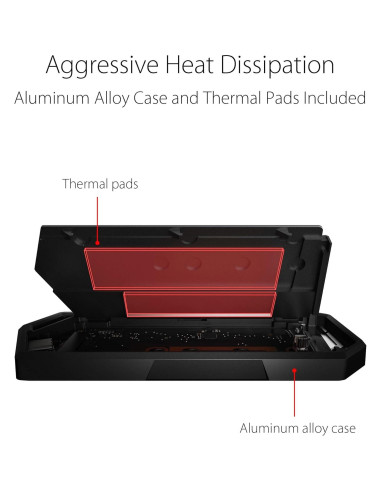 Caja Adaptadora Externa ASUS ROG Strix Arion M.2 NVMe 10 Gbps