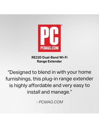 Extensor de WiFi TP-Link RE220 Banda Dual 5GHz/2.4GHz 111m