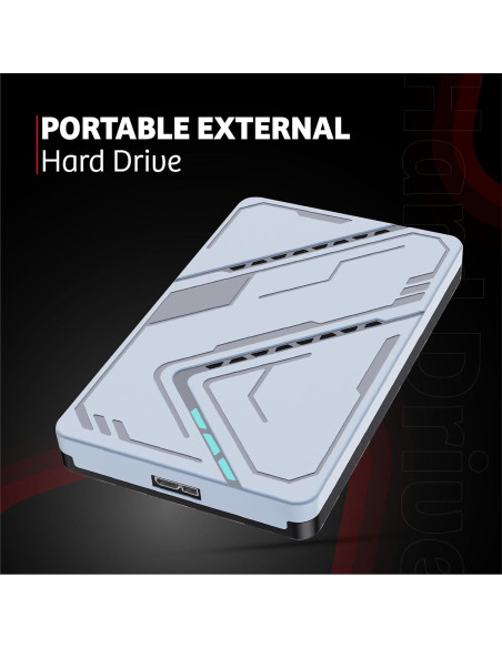 Disco Duro Externo 500GB Genérico USB 3.0 Portátil Plata