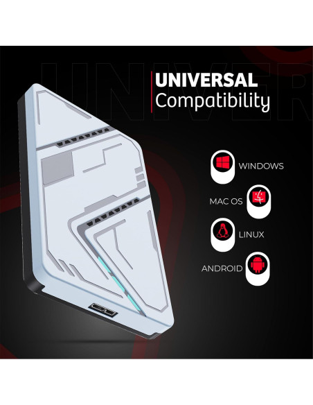 Disco Duro Externo 500GB Genérico USB 3.0 Portátil Plata