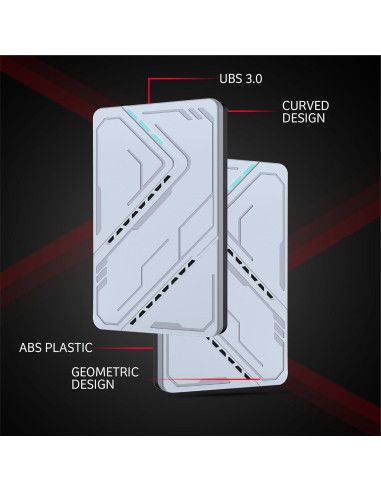 Disco Duro Externo 500GB Genérico USB 3.0 Portátil Plata