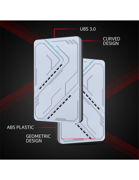 Disco Duro Externo 500GB Genérico USB 3.0 Portátil Plata