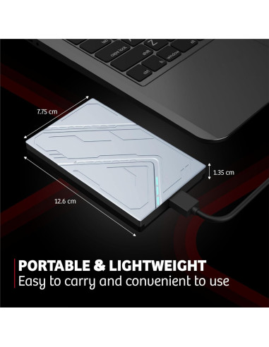 Disco Duro Externo 500GB Genérico USB 3.0 Portátil Plata