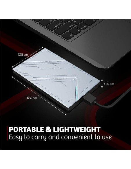 Disco Duro Externo 500GB Genérico USB 3.0 Portátil Plata