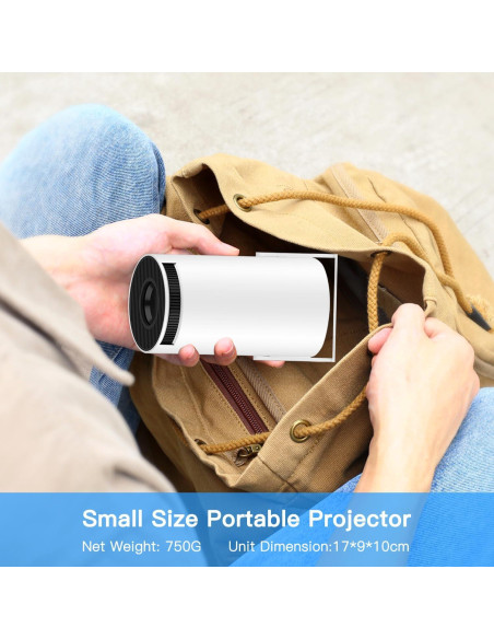 Mini Proyector DreamFair HY300Pro 4K 1080P WiFi Bluetooth