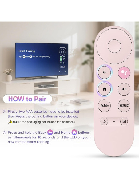 Control Remoto de Reemplazo Swocny para Google Chromecast TV