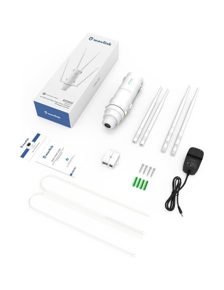Extensor de Rango Inalámbrico WAVLINK AC1200 Exterior IP65