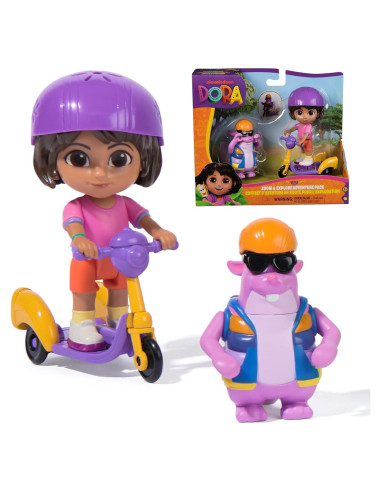 Paquete de Aventura Dora y Tico con Scooter 3 Ruedas - Spin Master