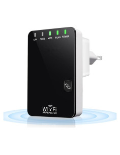 Extensor de WiFi SKYBESS 300Mbps 2.4GHz con Puertos Ethernet