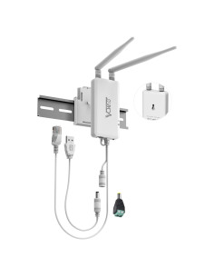 Puente WiFi Industrial VONETS VAP11S 2.4GHz 300Mbps