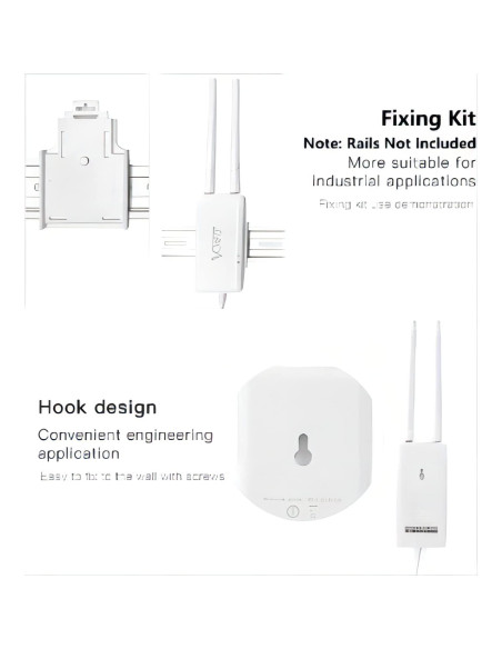 Puente WiFi Industrial VONETS VAP11S 2.4GHz 300Mbps