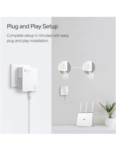 Adaptador Powerline TP-Link TL-PA7017 AV1000 Gigabit