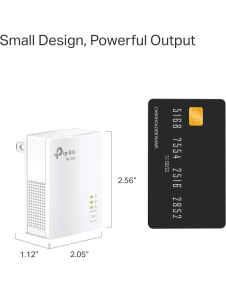 Adaptador Powerline TP-Link TL-PA7017 AV1000 Gigabit