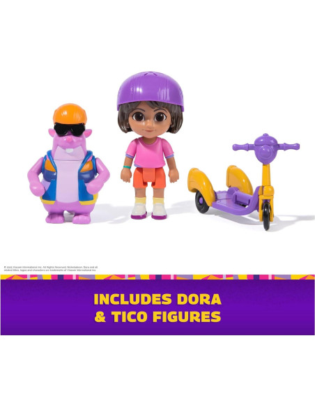 Paquete de Aventura Dora y Tico con Scooter 3 Ruedas - Spin Master Paquete de Aventura Dora y Tico con Scooter 3 Ruedas - Spin Master