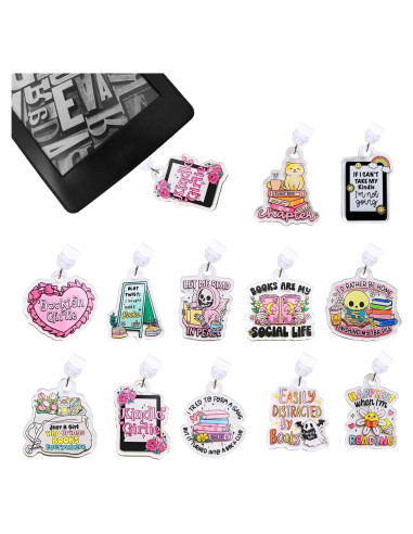 12 Encantos Tapones de Polvo Tipo C para E-Readers y Tabletas