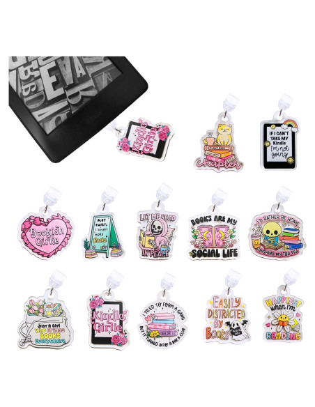 12 Encantos Tapones de Polvo Tipo C para E-Readers y Tabletas