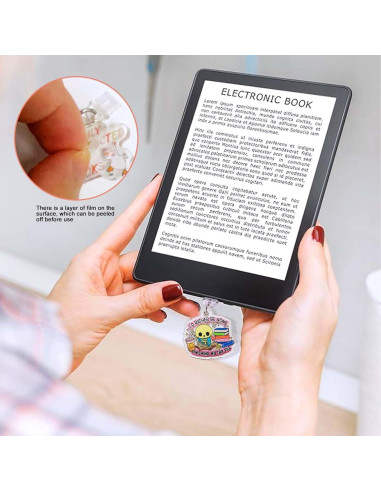 12 Encantos Tapones de Polvo Tipo C para E-Readers y Tabletas