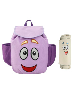 Mochila Dora la Exploradora 33 cm con Bolsa Mapa y Compartimento Laptop