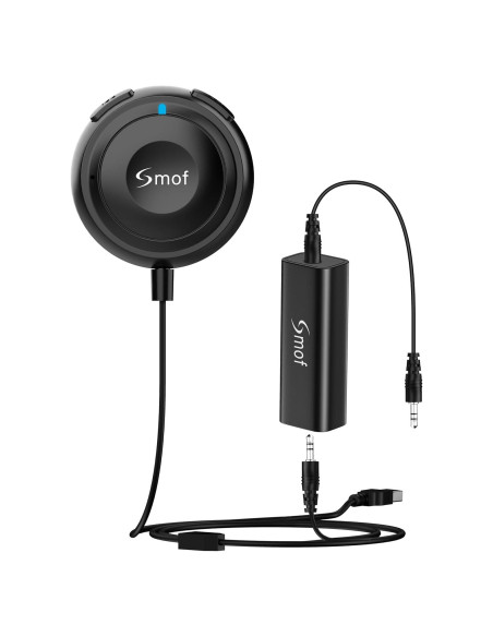 Adaptador Bluetooth 5.0 Smof BT4805P 3.5mm para Coche