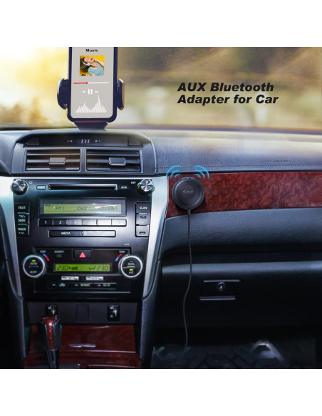 Adaptador Bluetooth 5.0 Smof BT4805P 3.5mm para Coche
