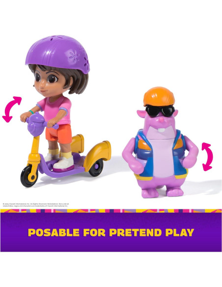 Paquete de Aventura Dora y Tico con Scooter 3 Ruedas - Spin Master Paquete de Aventura Dora y Tico con Scooter 3 Ruedas - Spin Master