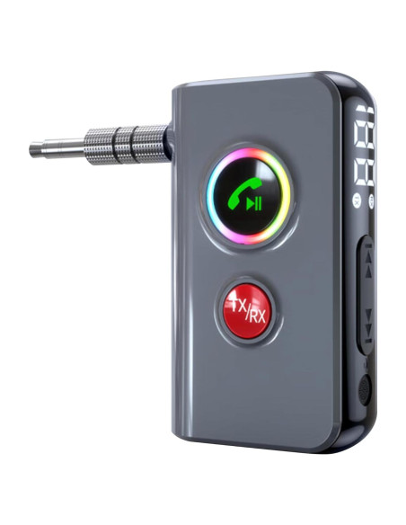 Transmisor y Receptor Bluetooth 5.4 Biaze 2 en 1 AUX 3.5mm
