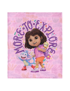 Manta de Toque de Seda NORTHWEST Dora la Exploradora 101.6x127cm