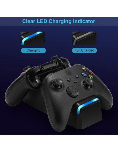 Estación de Carga Doble KEKUCULL para Xbox Series X/S y One