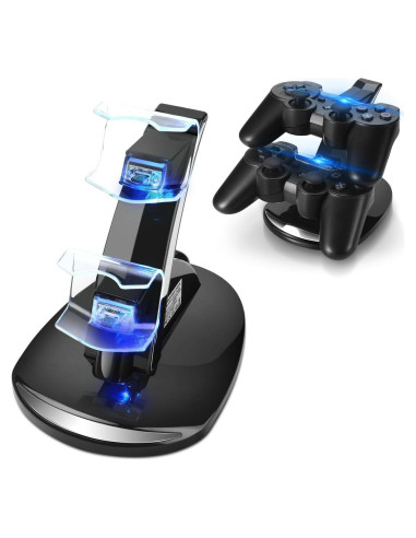 Estación de Carga TNP para Controladores PS3 Dualshock 3
